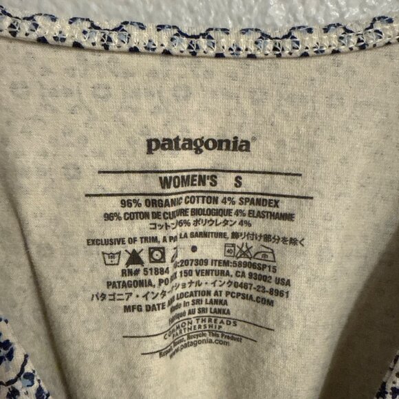 Patagonia Women's Sleeveless Dress Floral V-Neck Size Small - Picture 4 of 7